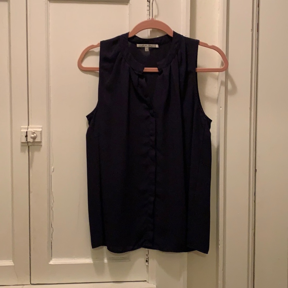 Navy blouse